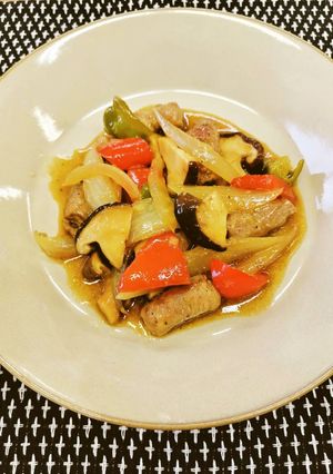 豚肉と野菜の甘酢炒め-レシピのメイン写真