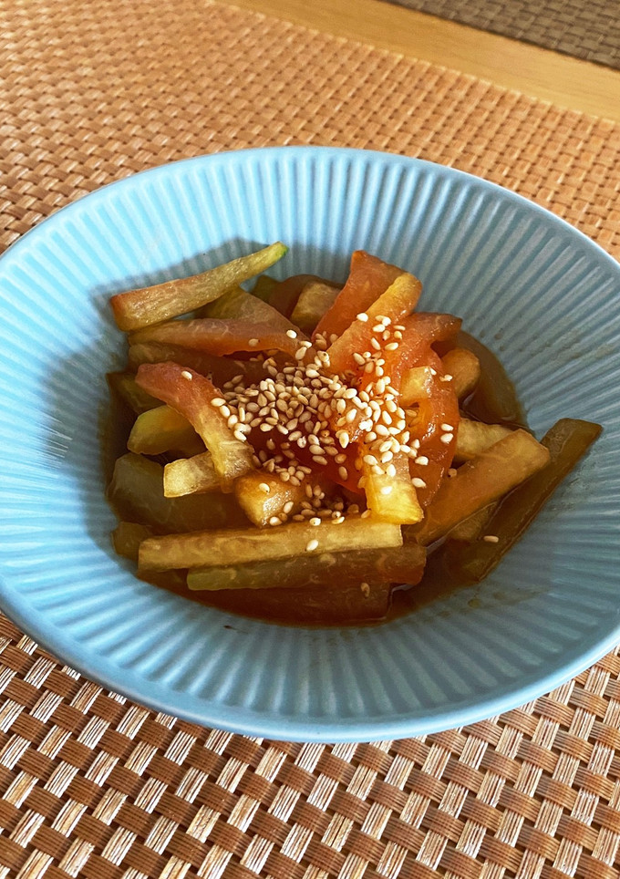 スイカの皮きんぴら-レシピのメイン写真