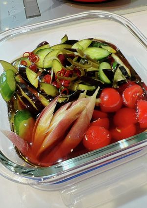 麺つゆ・白だしで出汁香る夏野菜漬け-レシピのメイン写真