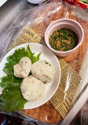 簡単ヘルシー鶏団子-レシピのメイン写真
