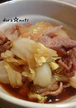 5分でチン☆メニュー 白菜の煮びたし☆-レシピのメイン写真