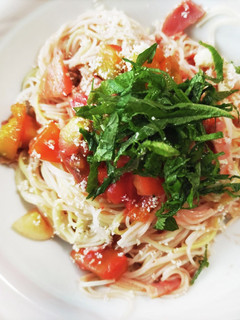 ベーコン☆トマトそうめん-レシピのメイン写真