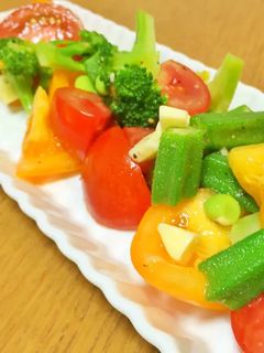 夏野菜のカラフルマリネ-レシピのメイン写真