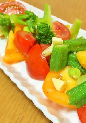 夏野菜のカラフルマリネ-レシピのメイン写真
