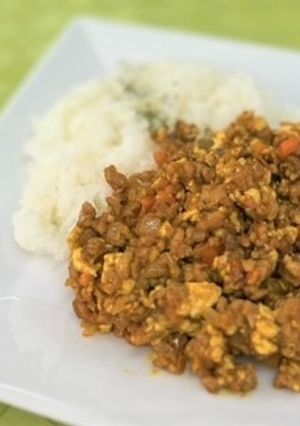 簡単でヘルシー！豆腐のドライカレー-レシピのメイン写真