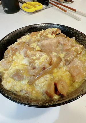 白だしで親子丼、隠し味はオイスターソース-レシピのメイン写真