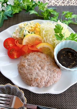 つなぎなし！たまねぎ麹のハンバーグ-レシピのメイン写真