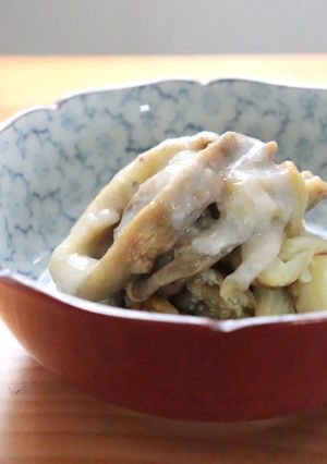 簡単♪美味♪甘酒と白梅酢で焼き茄子のたれ-レシピのメイン写真