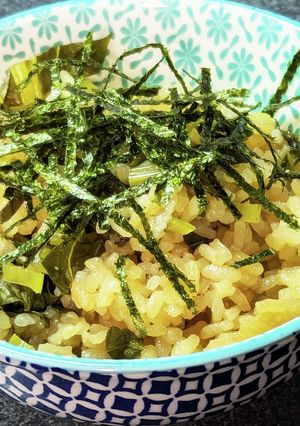 余った小松菜でシャキっと炊込みご飯-レシピのメイン写真