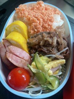 JK弁当牛鮭コンビ-レシピのメイン写真