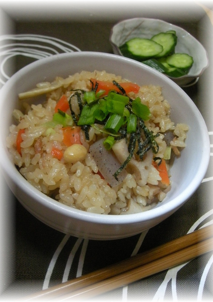 ☆ツナ缶丸ごとde炊き込みご飯☆-レシピのメイン写真