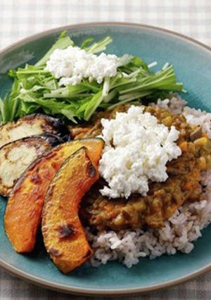 ★チーズと食べる野菜たっぷりドライカレー-レシピのメイン写真