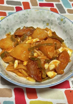 超簡単☆たまごナポリタン♪♪-レシピのメイン写真
