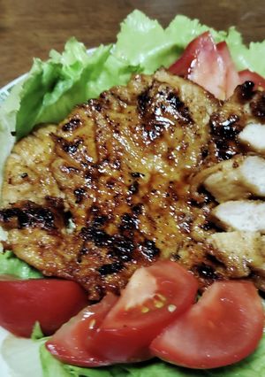 胸肉照焼ステーキ!厨房ばあばぁ-レシピのメイン写真
