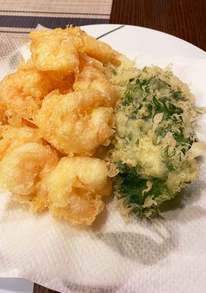 むき海老と大葉の天ぷら-レシピのメイン写真