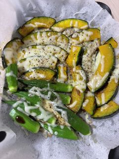 かぼちゃとオクラのチーズ蒸し焼き-レシピのメイン写真