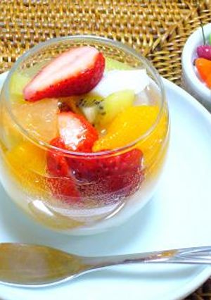 春色フルーツポンチ-レシピのメイン写真