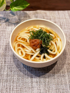 梅うどん〜紫蘇も添えてさっぱり♡-レシピのメイン写真