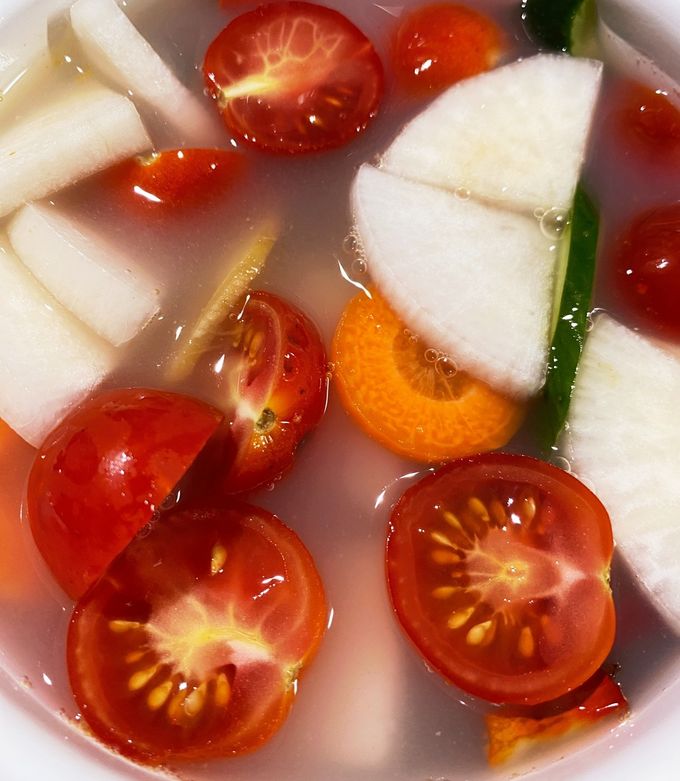 米の研ぎ汁で作る水キムチ　乳酸菌たっぷり-レシピのメイン写真