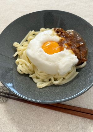 ふわふわ釜玉うどん-レシピのメイン写真