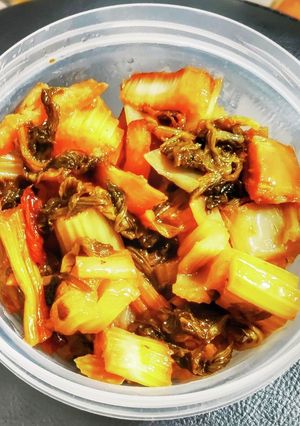 焦がし炒めセロリの常備菜-レシピのメイン写真