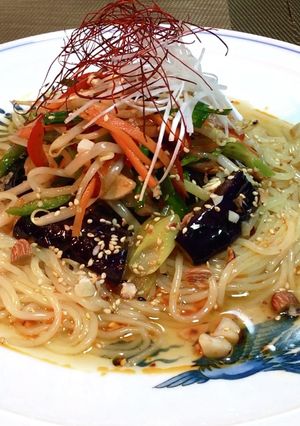 【ダイエット冷やし中華】夏野菜の香辣涼麺-レシピのメイン写真