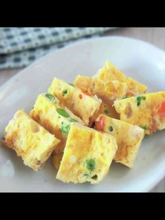 (簡単離乳食)レンジ卵焼き-レシピのメイン写真
