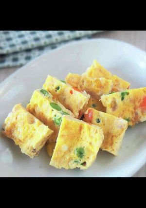（簡単離乳食）レンジ卵焼き-レシピのメイン写真