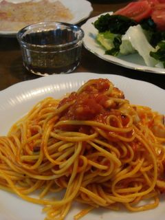 さっぱり☆たこのトマトソースパスタ-レシピのメイン写真