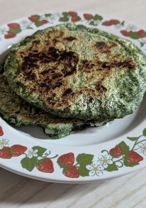 *美味しすぎ簡単すぎ!ほうれん草のパラタ-レシピのメイン写真