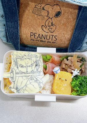 毎日高校男子弁当 ゾロ ワンピース-レシピのメイン写真