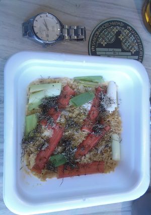 ビジホでお手軽チキンラーメン20雑炊11-レシピのメイン写真