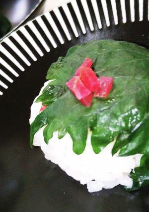 青しそおにぎり-レシピのメイン写真