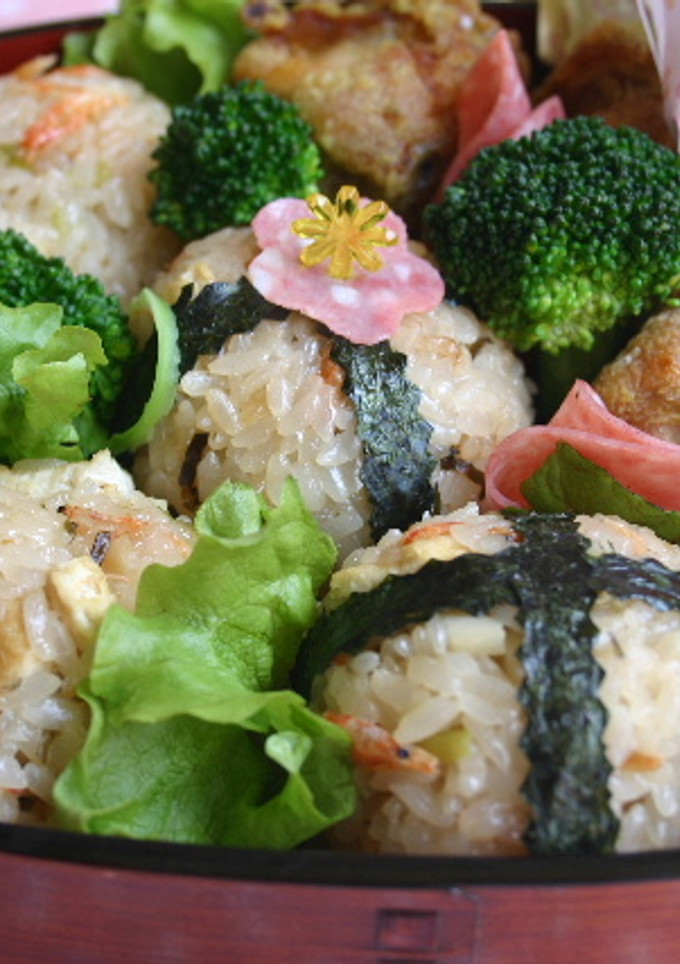 炊飯器で簡単　たけのこと桜えびのおこわ-レシピのメイン写真