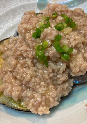 【野菜ソムリエ】賀茂なすの鶏肉あんかけ-レシピのメイン写真