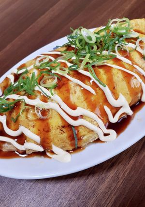 たっぷりキャベツのイカぺい焼き-レシピのメイン写真