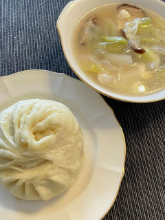 ホットクック★肉まん(温め)&中華スープ-レシピのメイン写真