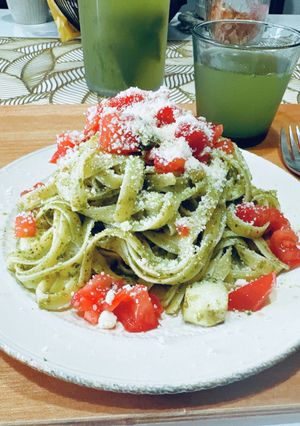 簡単！お手軽ジェノベーゼパスタ-レシピのメイン写真