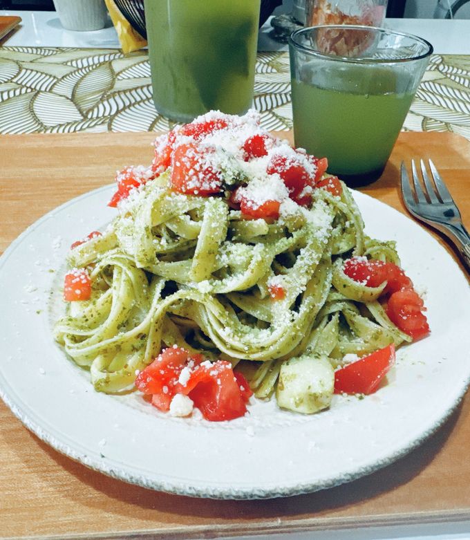 簡単！お手軽ジェノベーゼパスタ-レシピのメイン写真