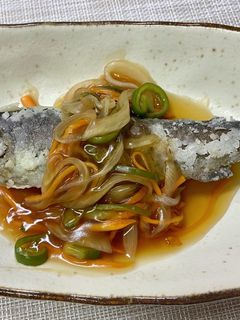 にじます料理(甘酢あんかけ)-レシピのメイン写真