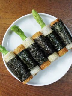 梅パラ胡瓜の竹輪海苔巻き-レシピのメイン写真