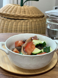 鰹のタタキと夏野菜のサラダ〜自分保存用〜-レシピのメイン写真