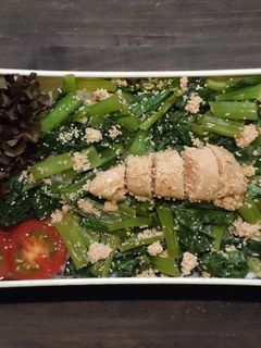 小松菜の辛子明太子和え丼弁当-レシピのメイン写真