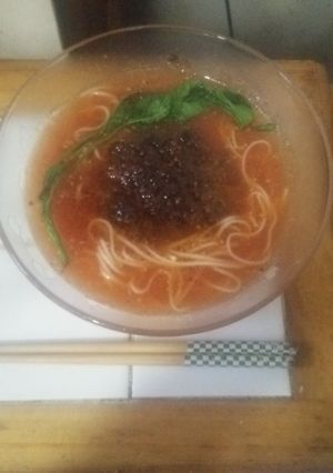 冷やし坦々ひやむぎ-レシピのメイン写真
