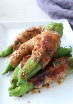 甘長とうがらしの肉巻き照り焼き-レシピのメイン写真