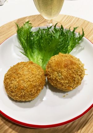ホクホクうまぁ♪栗かぼちゃコロッケ-レシピのメイン写真