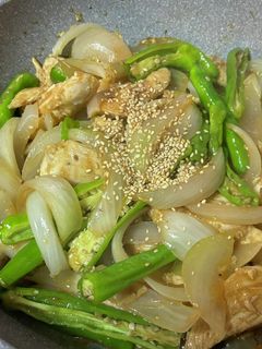 蒸し鶏の焼肉のタレ炒め-レシピのメイン写真
