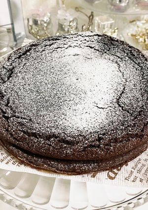 材料4つ!ガトーショコラ!-レシピのメイン写真
