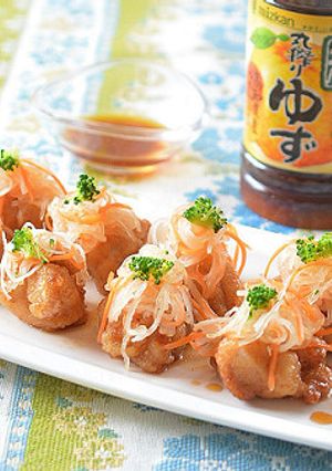 丸搾りゆずぽん酢で楽しむ鶏のから揚げ♪-レシピのメイン写真