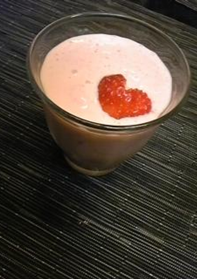 ３分で出来る♥すっきり生いちごシェーク♥-レシピのメイン写真